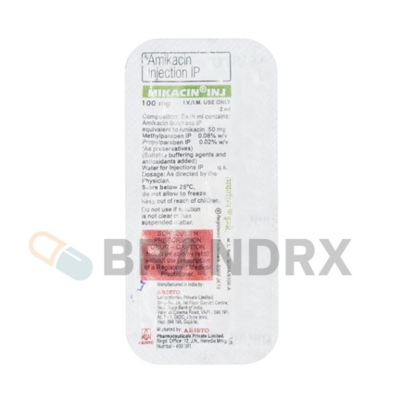 Mikacin Injection 100 mg Pharmaceutical