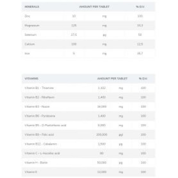 Chevron Nutrition MineralVit EXTRA 90 tabliet Chevron Nutrition